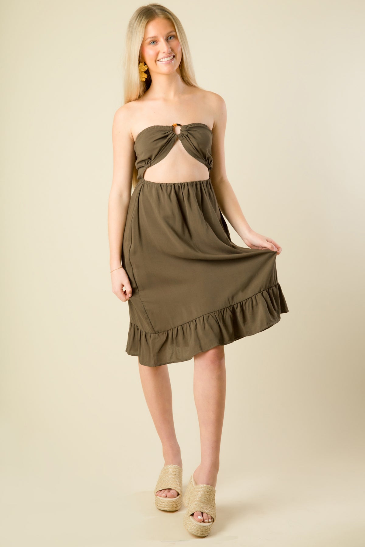 Cecilia Ruffle Dress