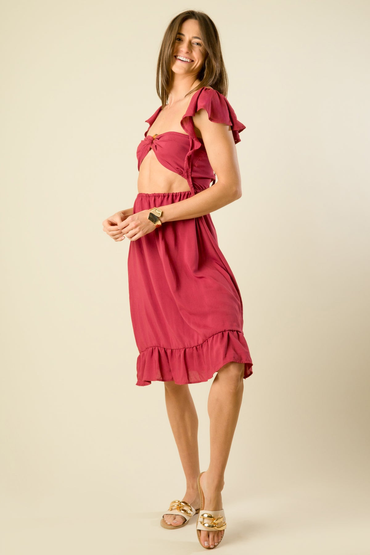 Cecilia Ruffle Dress